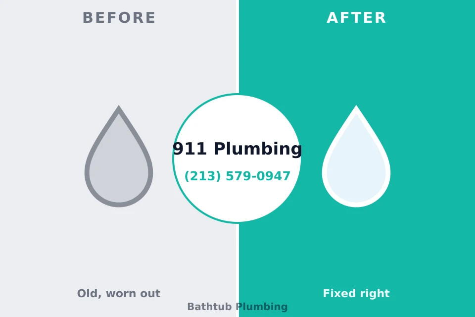 Before and after: plumbing company Burton, MI